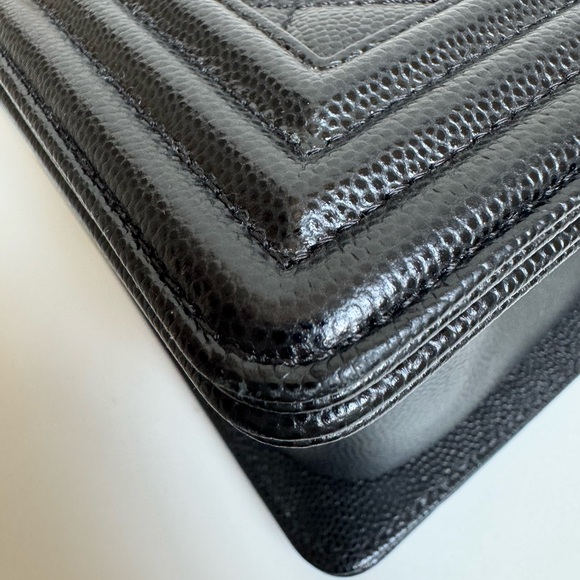 —SOLD— LEBOY OLD M FLAP BAG - Picture 14 of 16